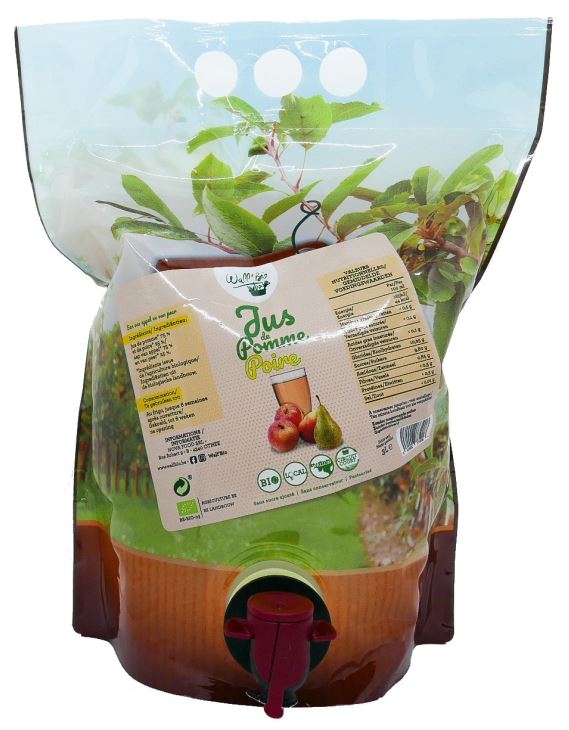 BIO - JUS DE POMME-POIRE BELGE LOCAL 3L