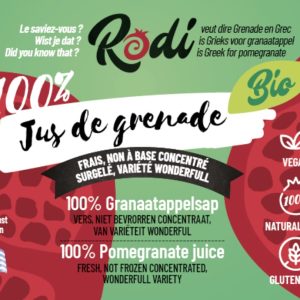 BIO - JUS DE GRENADE 250ml - RODI  x12