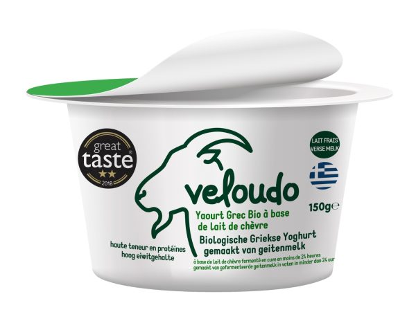 BIO - YAOURT GREC VELOUDO LAIT DE CHEVRE 150G